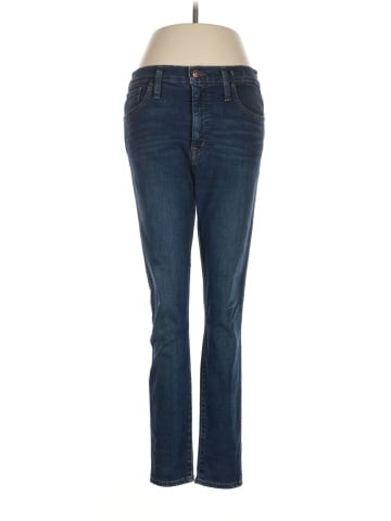 Madewell Petite 10" High-Rise Skinny Jeans in Hayes Wash (view 1)