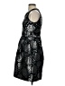 Eliza J 100% Polyester Metallic Black Cocktail Dress Size 4 - photo 5
