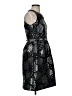 Eliza J 100% Polyester Metallic Black Cocktail Dress Size 4 - photo 4
