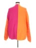 Davi & Dani Color Block Orange Pullover Sweater Size 2X - photo 2