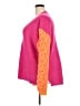 Davi & Dani Color Block Orange Pullover Sweater Size 2X - photo 5