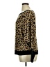 New York & Company 100% Acrylic Animal Print Brown Pullover Sweater Size XL - photo 5