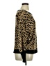 New York & Company 100% Acrylic Animal Print Brown Pullover Sweater Size XL - photo 4