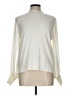 CeCe Metallic Silver Turtleneck Sweater Size L - photo 1