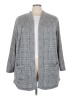 Catherines Checkered-gingham Gray Coat Size 3X - photo 1