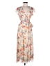 Alexa B 100% Polyester Floral Ivory Casual Dress Size 8 (petite) - photo 1
