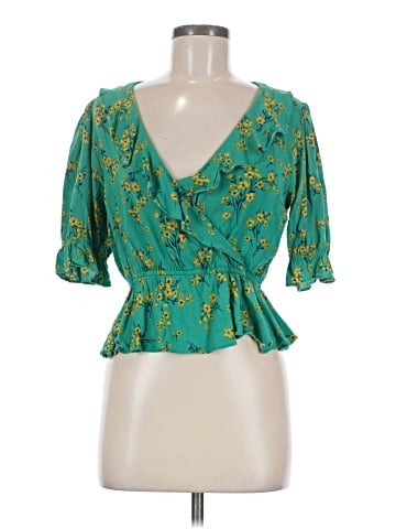 Skies Are Blue 3/4 Sleeve Blouse (view 1)