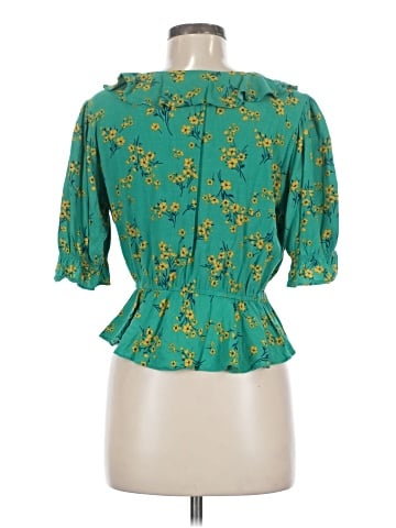 Skies Are Blue 3/4 Sleeve Blouse (view 2)