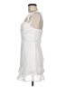 Lucy In The Sky 100% Polyester White Cocktail Dress Size M - photo 5