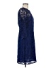 J.Crew Collection 100% Polyester Blue Cocktail Dress Size 6 - photo 4