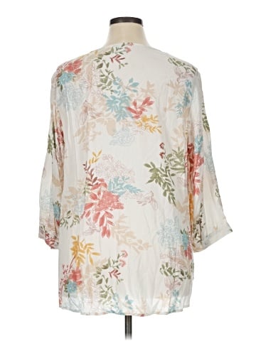 Cj Banks 3/4 Sleeve Blouse (view 2)