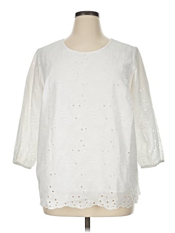 Cj Banks 3/4 Sleeve Blouse (view 1)