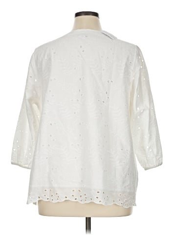 Cj Banks 3/4 Sleeve Blouse (view 2)
