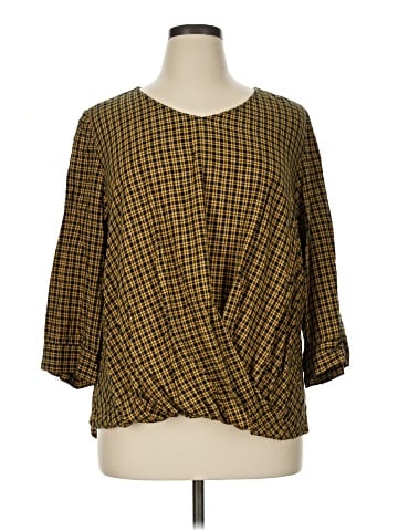 Cj Banks 3/4 Sleeve Blouse (view 1)