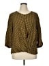 Cj Banks Brown 3/4 Sleeve Blouse Size 1X - photo 1