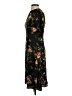 H&M 100% Polyester Floral Black Casual Dress Size 2 - photo 5
