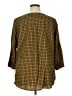 Cj Banks Brown 3/4 Sleeve Blouse Size 1X - photo 2