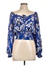Sienna Sky Blue 3/4 Sleeve Blouse Size L - photo 1