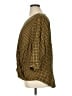 Cj Banks Brown 3/4 Sleeve Blouse Size 1X - photo 5