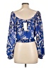 Sienna Sky Blue 3/4 Sleeve Blouse Size L - photo 2