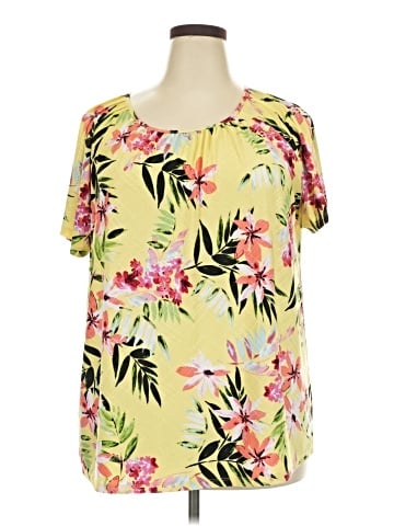 Croft & Barrow Short Sleeve Blouse (view 1)