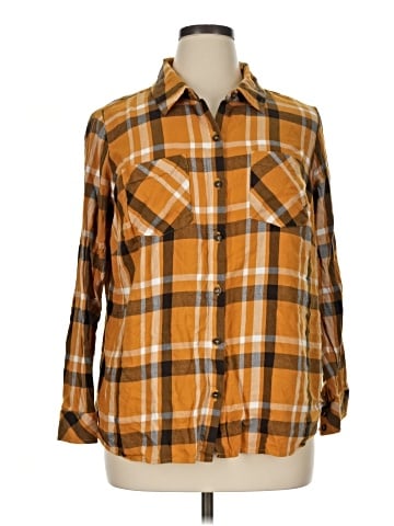 Cj Banks Long Sleeve Button-Down Shirt (view 1)