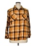 Cj Banks Plaid Orange Long Sleeve Button-Down Shirt Size 1X - photo 1
