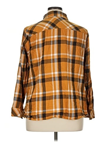 Cj Banks Long Sleeve Button-Down Shirt (view 2)