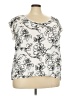 Liv Ivory Short Sleeve Blouse Size 3X - photo 1