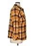 Cj Banks Plaid Orange Long Sleeve Button-Down Shirt Size 1X - photo 4