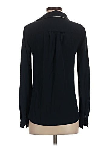 Diane von Furstenberg Long Sleeve Silk Top (view 2)