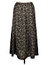 Rena Rowan 100% Polyester Paisley Black Casual Skirt Size M - photo 1