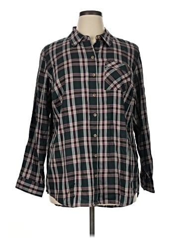 Cj Banks Long Sleeve Button-Down Shirt (view 1)