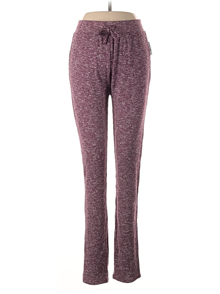 Pre-owned Gymshark Casual Pants In Burgundy