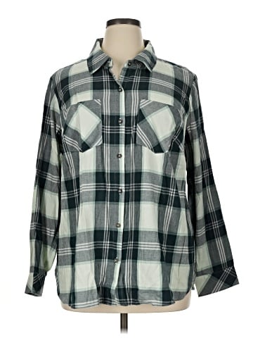 Cj Banks Long Sleeve Button-Down Shirt (view 1)
