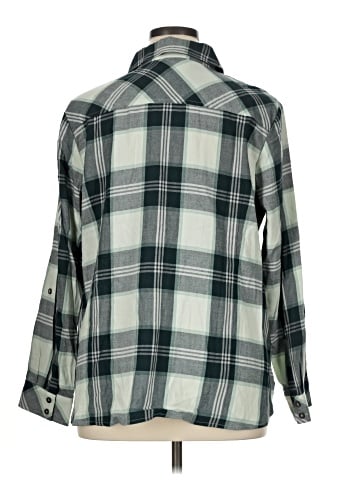 Cj Banks Long Sleeve Button-Down Shirt (view 2)
