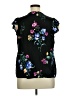 Old Navy Black Short Sleeve Blouse Size XL - photo 2