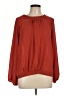 Focus Red Long Sleeve Blouse Size L - photo 1