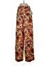Jessica Simpson 100% Polyester Paisley Gold Casual Pants Size S - photo 1