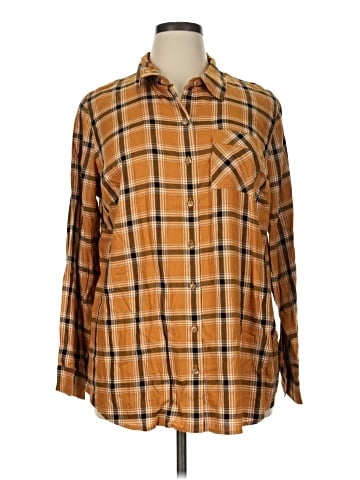 Cj Banks Long Sleeve Button-Down Shirt (view 1)