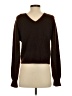 Zaful 100% Acrylic Brown Pullover Sweater Size S - photo 2