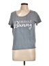 Jaclyn Smith Gray Short Sleeve T-Shirt Size L - photo 1