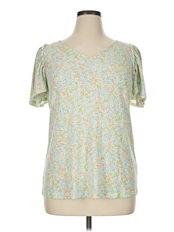 Cj Banks Short Sleeve Blouse (view 1)