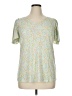 Cj Banks Green Short Sleeve Blouse Size 1X - photo 1