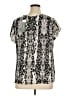 NY Collection Silver Short Sleeve Blouse Size XL - photo 2