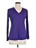 Nike 100% Polyester Purple Long Sleeve T-Shirt Size M - photo 1