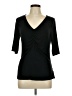 LUXE Black 3/4 Sleeve Top Size L - photo 1