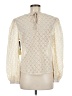 Hinge Ivory Long Sleeve Blouse Size M - photo 2