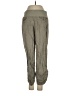 Lace 100% Linen Solid Green Linen Pants Size XS - photo 1