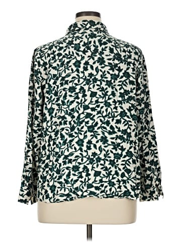 Cj Banks Long Sleeve Blouse (view 2)